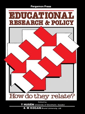cover image of Educational Research and Policy